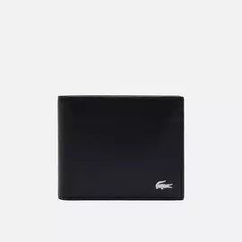 Кошелек Lacoste Fitzgerald Leather 6 Card, цвет чёрный