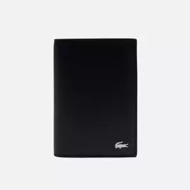 Кошелек Lacoste Fitzgerald Leather 7 Card, цвет чёрный