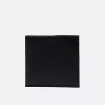 Кошелек Polo Ralph Lauren Pebbled Leather Billfold Coin, цвет чёрный