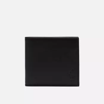 Кошелек Polo Ralph Lauren Pebbled Leather Billfold Coin, цвет коричневый