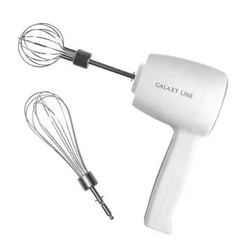 Миксер аккумуляторный Galaxy GL 2222 20Вт, белый (гл2222л)