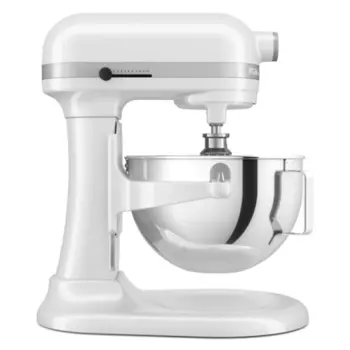 Миксер планетарный KitchenAid 5KSM55SXXEWH 375 Вт, белый (5KSM70JPXEOB)