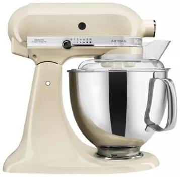 Миксер планетарный KitchenAid ARTISAN 5KSM175PSEAC 300 Вт, кремовый (5KSM175PSEAC)