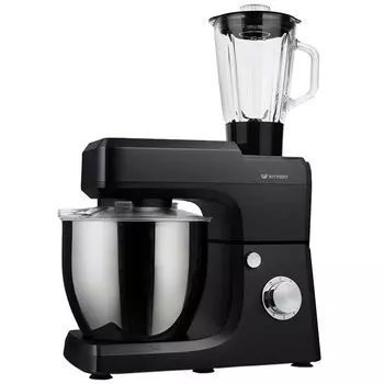 Миксер планетарный Kitfort KT-1339-3 1.4 кВт, черный