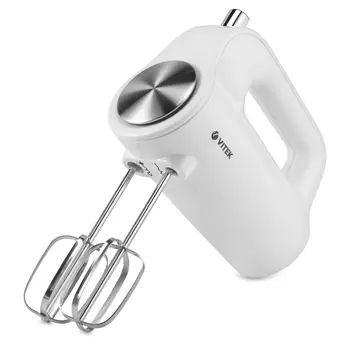 Миксер ручной VITEK VT-1423 600 Вт, белый (VT-1423)