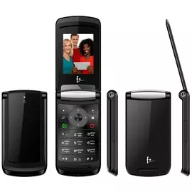 Мобильный телефон Fly Flip2, 2.4" 320x240 TN, 32.8Mb RAM, 32.8Mb, BT, 1xCam, 2-Sim, 750mAh, micro-USB, черный