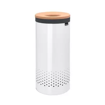 Корзина для белья Brabantia 300х300х635 мм 35 л белая (104367)