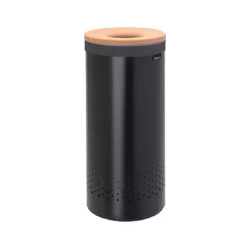 Корзина для белья Brabantia 300х300х635 мм 35 л черная матовая (120008)