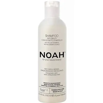 NOAH FOR YOUR NATURAL BEAUTY Шампунь для волос против желтизны с экстрактом черники
