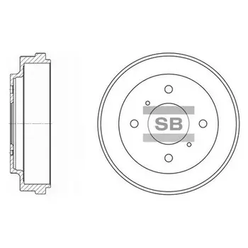 Тормозной барабан HI-Q SD4212