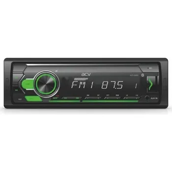 Автомагнитола ACV AVS-912BG (1din/зеленая/Bluetooth/USB/AUX/SD/FM/4*50)