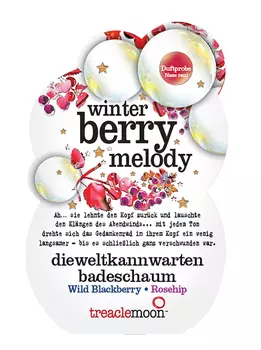 TREACLEMOON Пена для ванны Ягодный смузи / Winter berry melody badescha 80 г