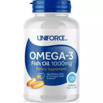 UNIFORCE Добавка биологически активная к пище / Omega-3 1000 мг 120 капсул