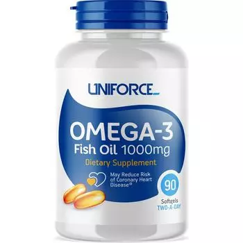 UNIFORCE Добавка биологически активная к пище / Omega-3 1000 мг 90 капсул