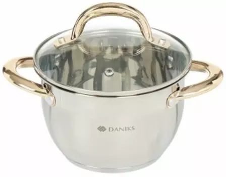 Кастрюля Daniks Мадрид Gold SD-318G