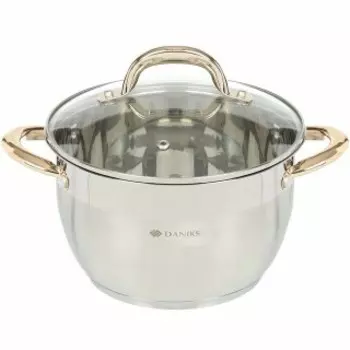 Кастрюля Daniks Мадрид Gold SD-320G 3.6л