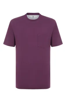 Хлопковая футболка Brunello Cucinelli