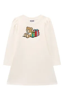 Хлопковое платье Moschino