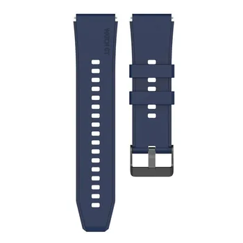Силиконовый ремешок 22 мм для Xiaomi Watch Color 2 S1 S2, ремешок для умных часов Huami Amazfit GTR 47 мм GTR 4/3/2 чёрный