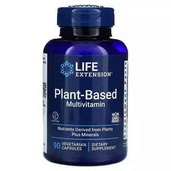 Life Extension, растительные мультивитамины, 90 вегетарианских капсул