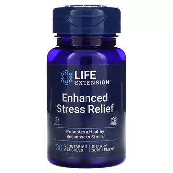 Life Extension, эффективное снятие стресса, 30 вегетарианских капсул