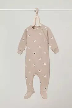 Комбинезон для новорожденных CROCKID, К 6444, цвет - бежевый