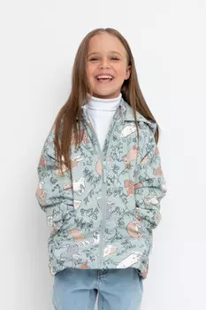 Куртка для девочек CROCKID, ВК 32167/н/3 ГР, цвет - зеленый