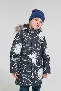 Куртка для мальчиков CROCKID, ВК 34060/н/2 УЗ, цвет - темно-серый