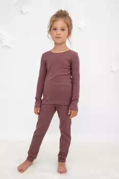 Пижама для девочек CROCKID, К 400600, цвет - фиолетовый