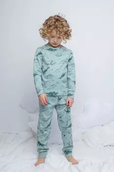 Пижама для мальчиков CROCKID, К 1552/24, цвет - голубой