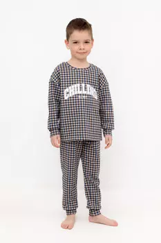 Пижама для мальчиков CROCKID, К 1581, цвет - бежевый