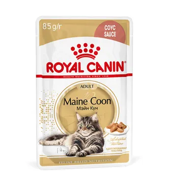 Royal Canin Maine Coon Adult Влажный корм (пауч) для кошек породы мейн-кун старше 15 месяцев, 85 гр.