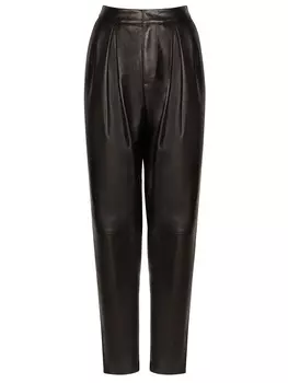 Брюки кожаные BALMAIN