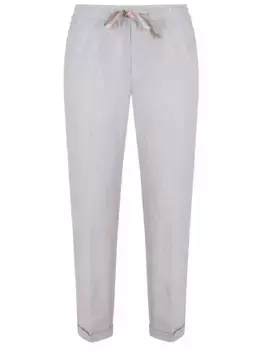 Брюки льняные