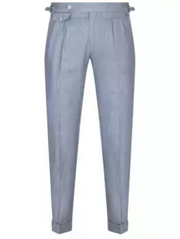 Брюки льняные
