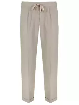 Брюки льняные