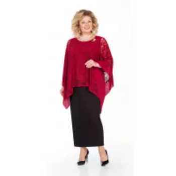 Костюм Pretty-927/1 В цвете: Красный, Черный; Размеры: 56,58,60,62,64,66