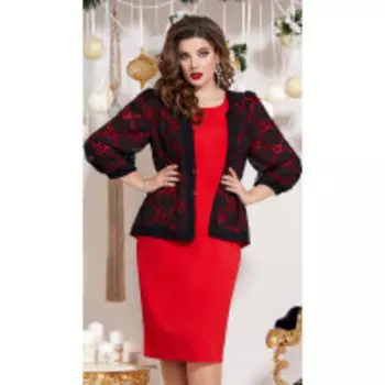 Костюм Vittoria Queen-13363 В цвете: Красный; Размеры: 56,58,50,52,48,54