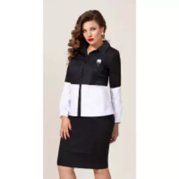 Костюм Vittoria Queen-8983 В цвете: Белый, Черный; Размеры: 56,58,60,52,54
