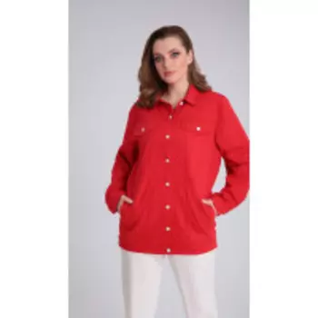 Куртка Andrea Style-0358 В цвете: Красный; Размеры: 56,52,54