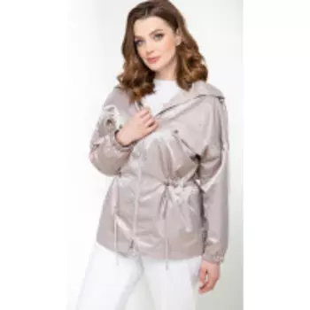 Куртка Elady-3800 В цвете: Бежевый, Розовый; Размеры: 50