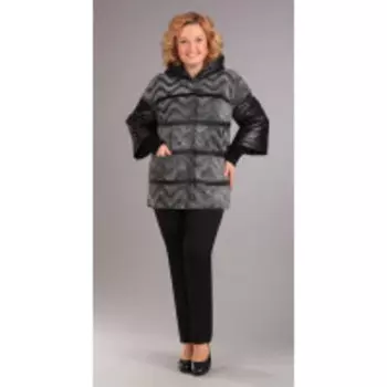 Куртка Foxy Fox-1689 В цвете: Черный, Серый; Размеры: 60,62,52