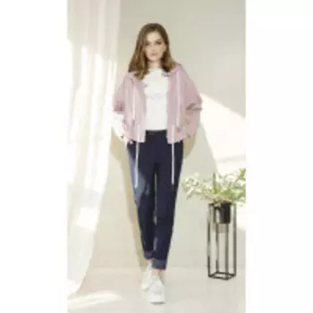 Куртка Gizart-7459р В цвете: Розовый; Размеры: 50,46,48,44