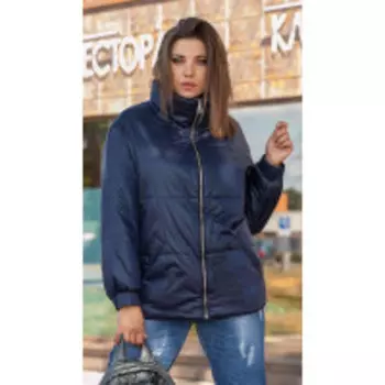 Куртка Lady Secret-6277 В цвете: Синий; Размеры: 56,58