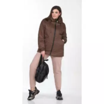 Куртка Lady Secret-6306/3 В цвете: Коричневый; Размеры: 56,58,54