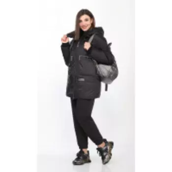 Куртка Lady Secret-6310/1 В цвете: Черный; Размеры: 58,60,62