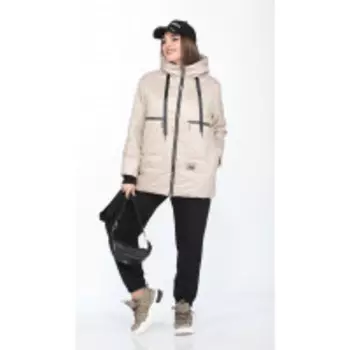 Куртка Lady Secret-6310/2 В цвете: Бежевый; Размеры: 56,52,54