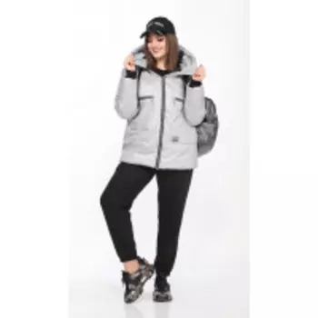 Куртка Lady Secret-6310/5 В цвете: Серый; Размеры: 56,52,54