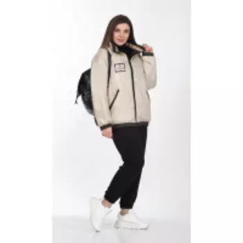 Куртка Lady Secret-6312/2 В цвете: Бежевый; Размеры: 56,58,60