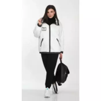 Куртка Lady Secret-6312 В цвете: Белый; Размеры: 56,58,60